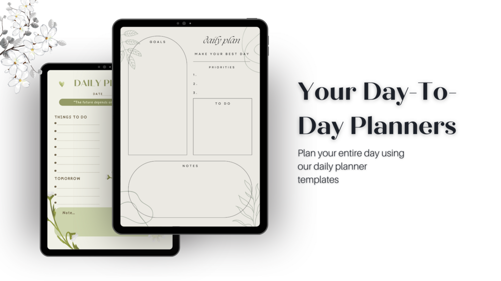 Daily Planners MINI Bundle Printable Planners