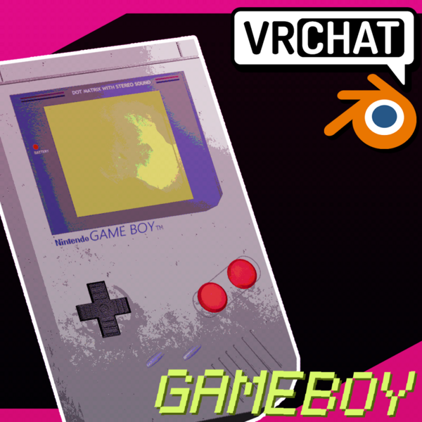 [BLENDER/VRCHAT] Gameboy