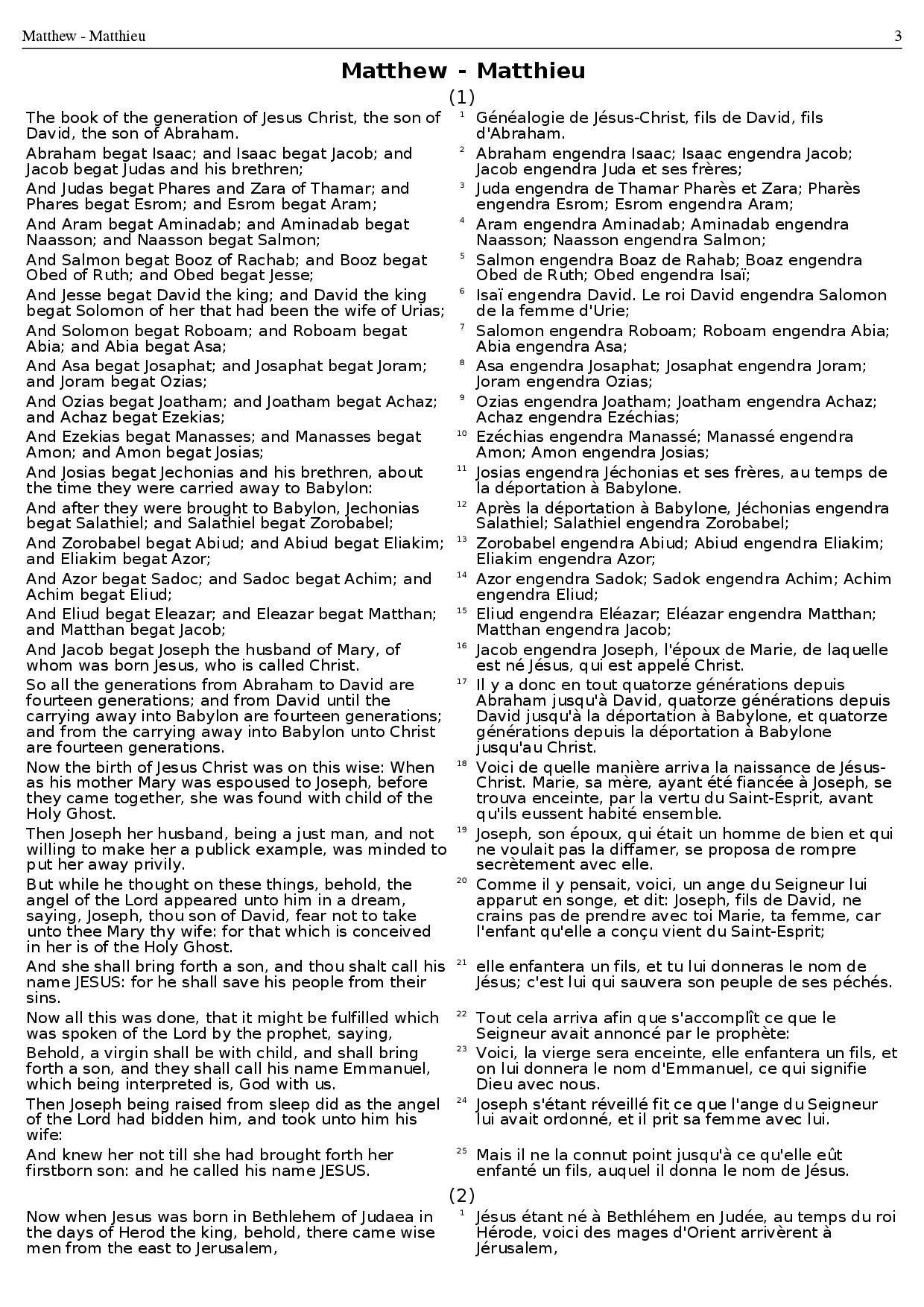 [PDF] New Testament English French parallel text