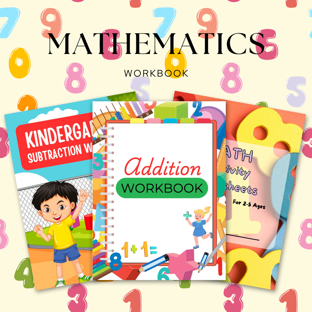 Preschool Math Workbook Bundle | Addition & Subtraction Printable ...
