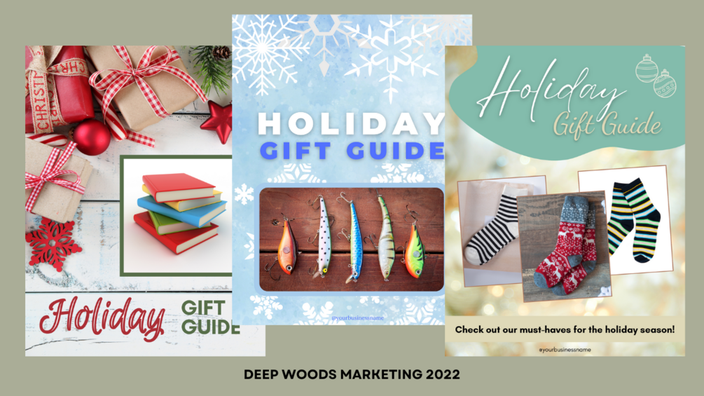 Holiday Gift Guide Template BUNDLE