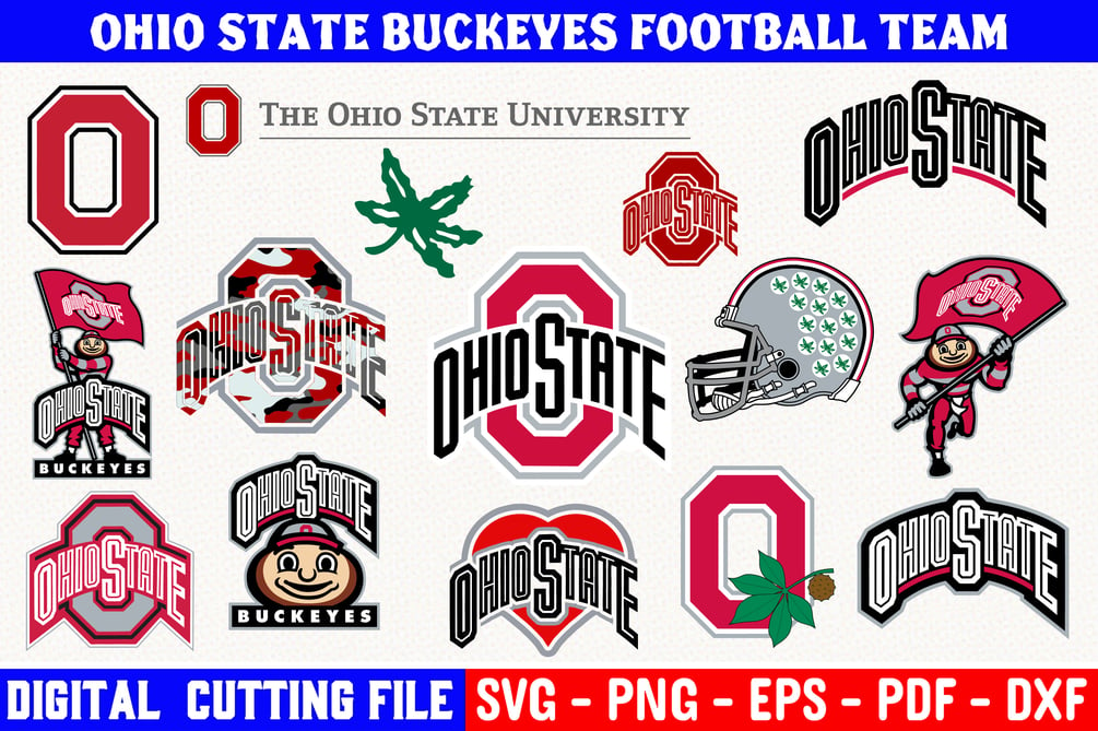 ohio state football logo vector