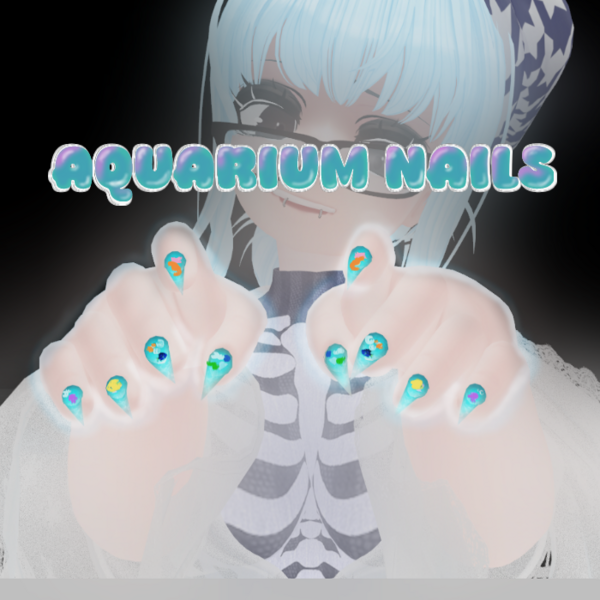Aquarium nails (✩ Alien Base ✩)