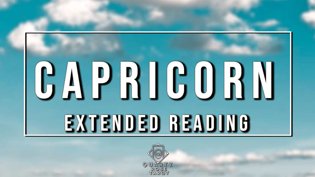 Extended Reading For ♑ Capricorn 🐐 You left them riding on your coat tails 👋