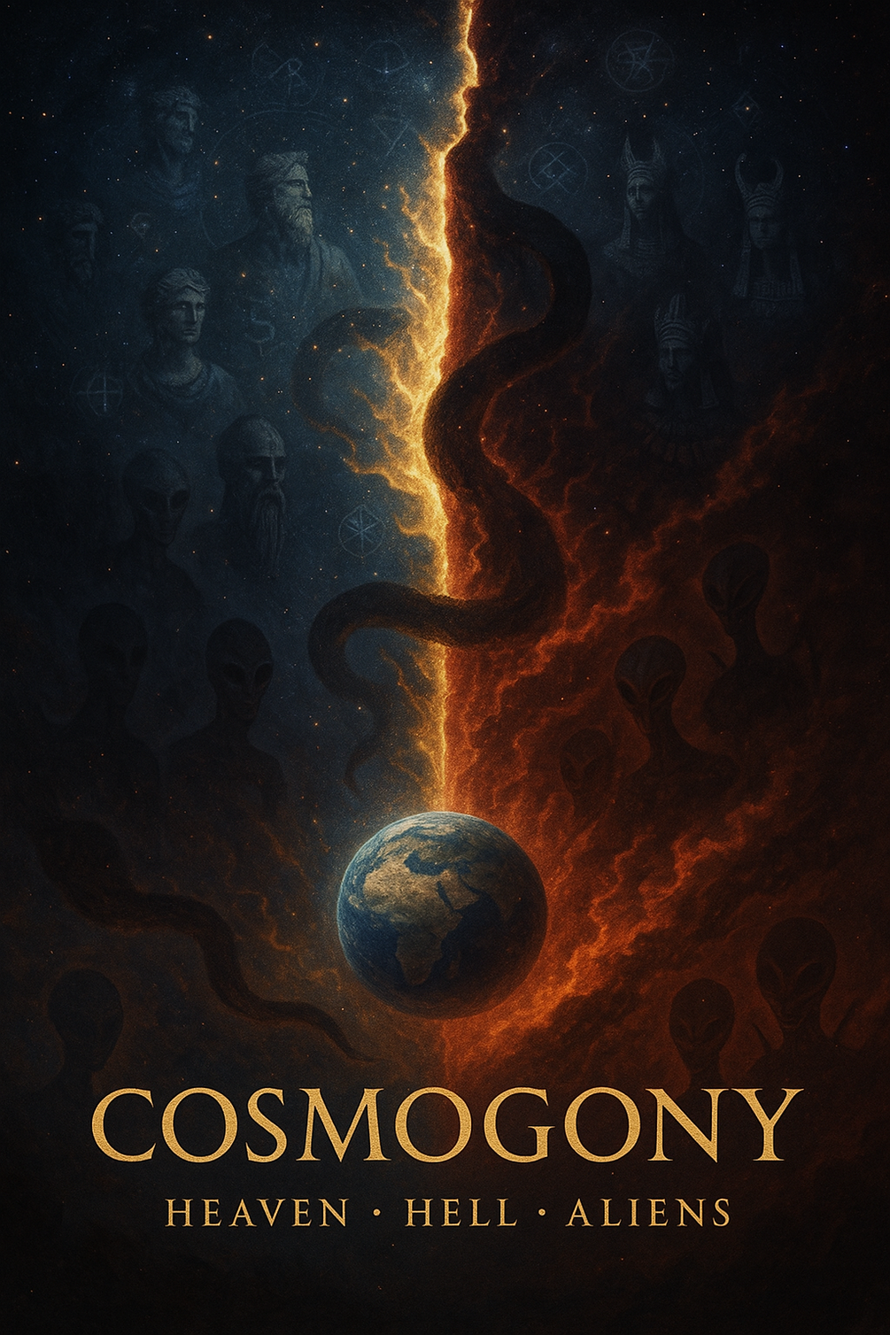 COSMOGONY - Heaven - Hell - Aliens book cover