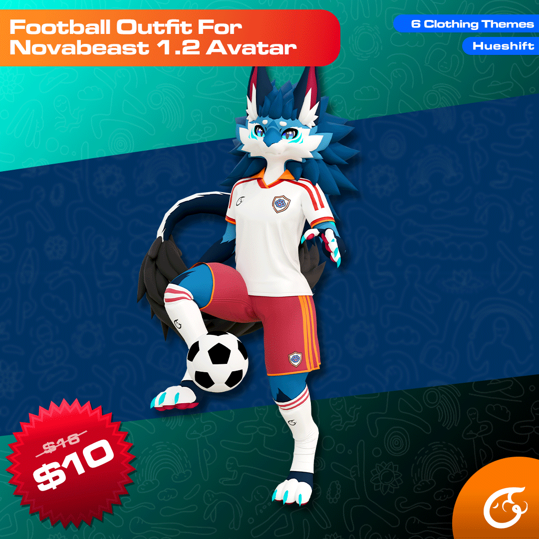 Football Outfit For Novabeast 1.2 | VRChat Clothing 