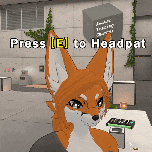 Headpat Interaction Text [VRChat]