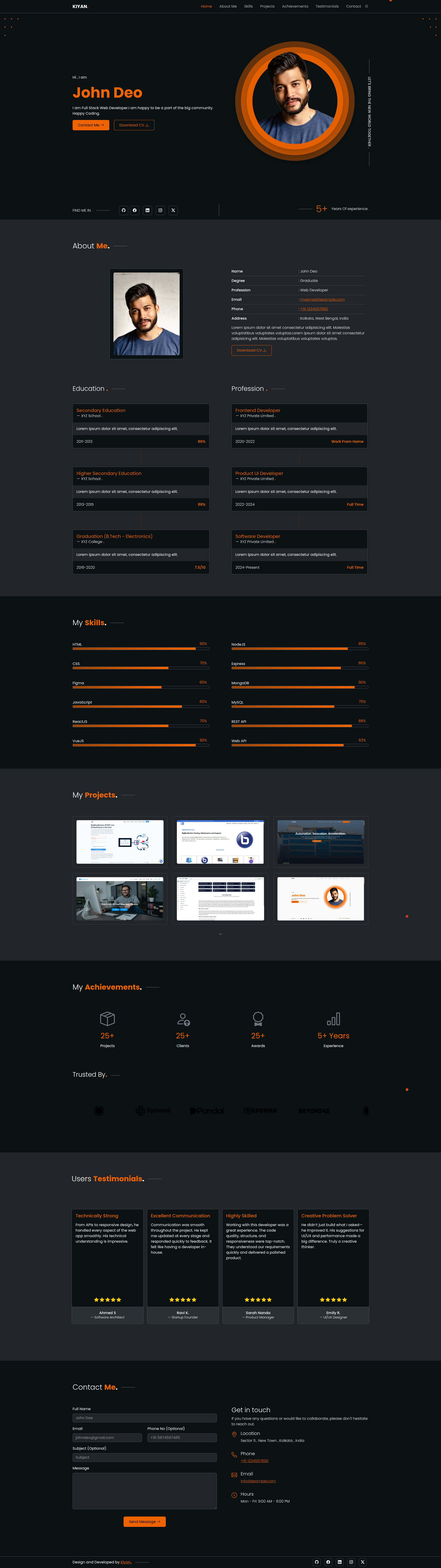 Portfolio Html Bootstrap Template