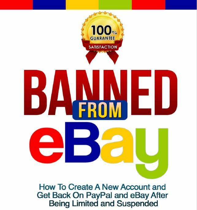 Banned from ebay how to create a new account and get back after being