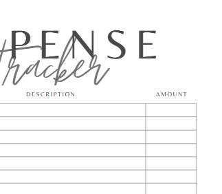 Minimalist Expense Tracker Preview