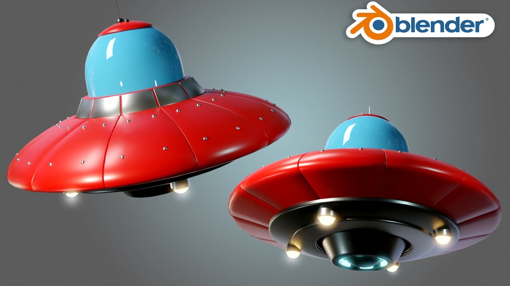Stylized UFO