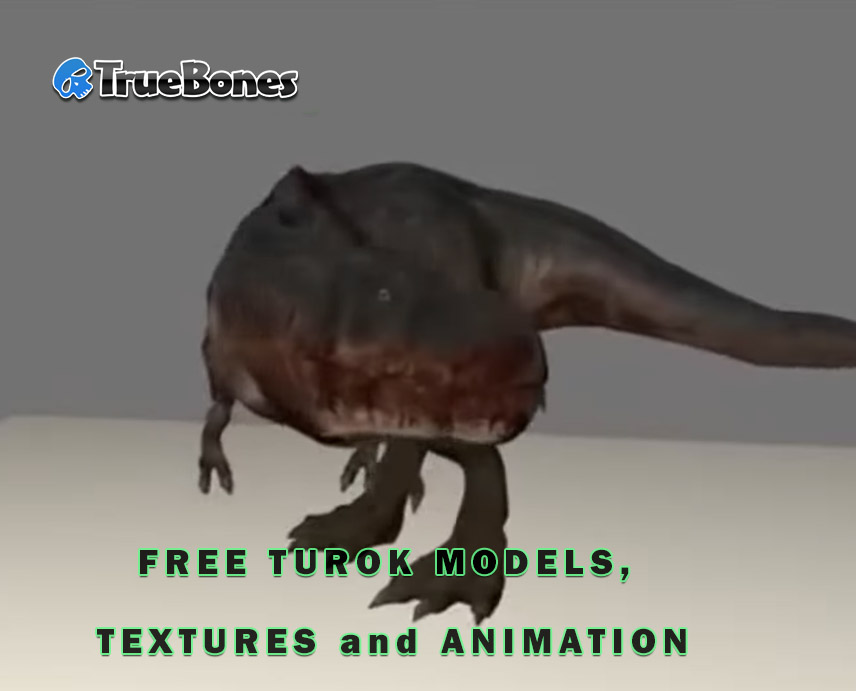 FREE TUROK 2008 Dinosaurs Animations Truebones Studios 