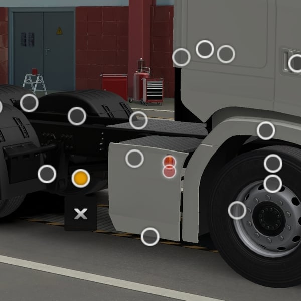 [sideskirts tuning part] Scania NG short sideskirts by WC007 D3SIGN