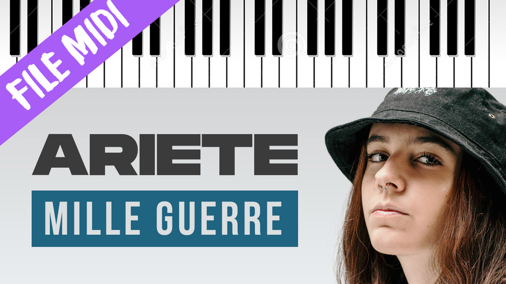  MIDI ARIETE Mille Guerre Piano Karaoke