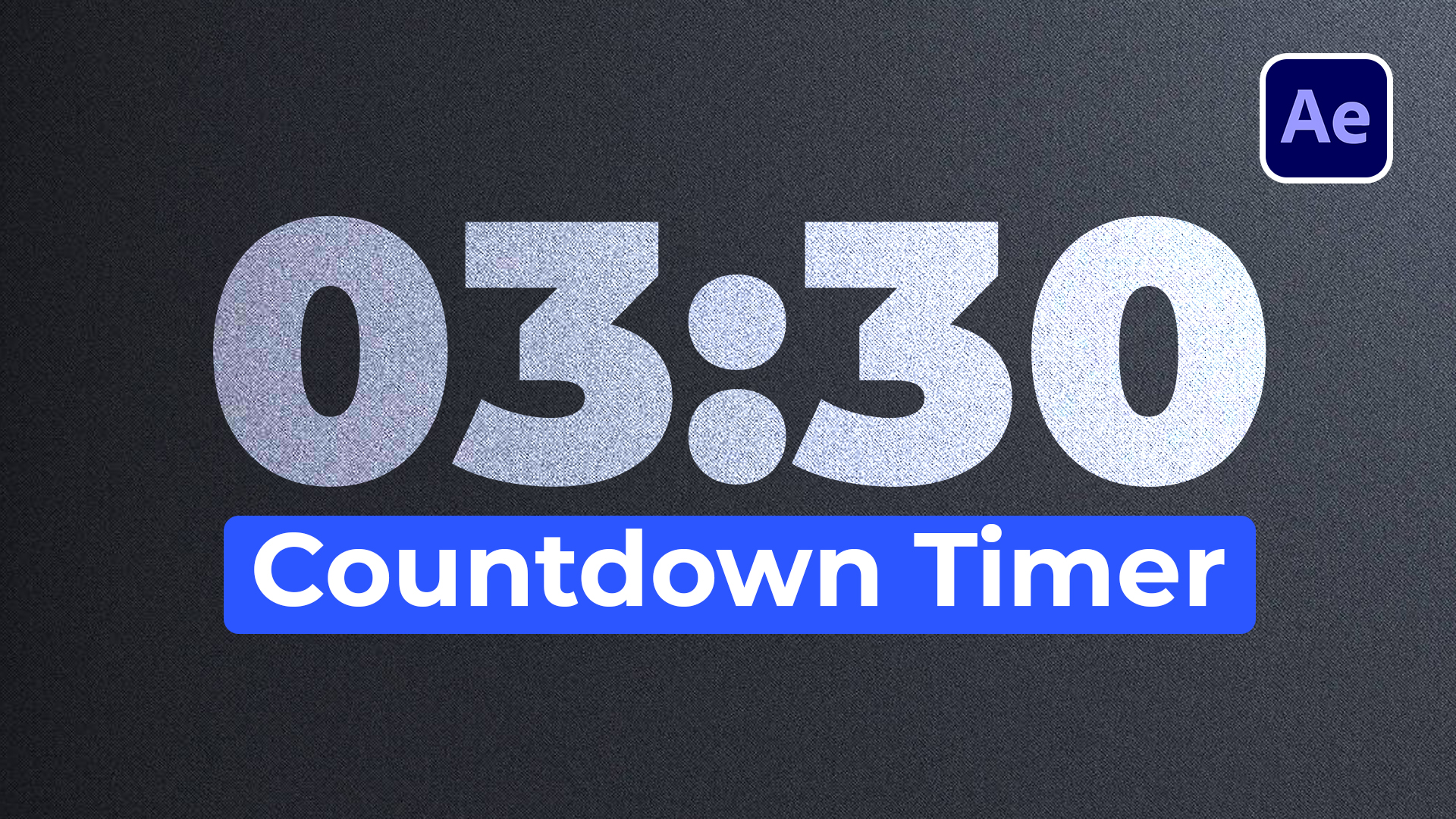 How to Create Countdown Timer Easy After Effects Tutorial Pixacre Media