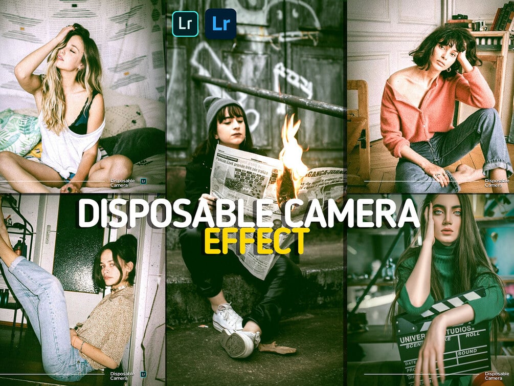 How to edit Amazing Disposable camera effect/ Lightroom preset for desktop and mobile