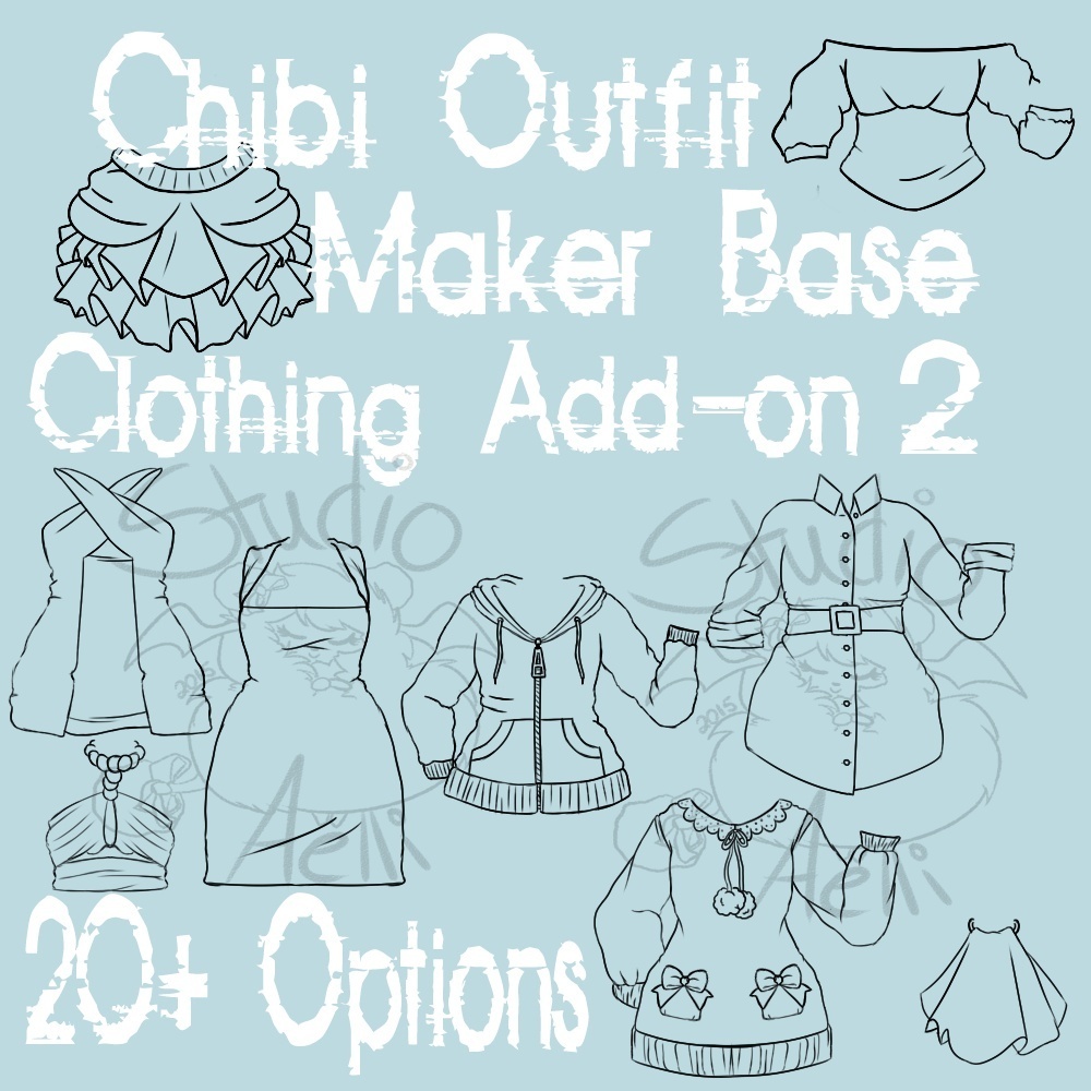 Waitress Chibi Clothing Maker Add-On 2!