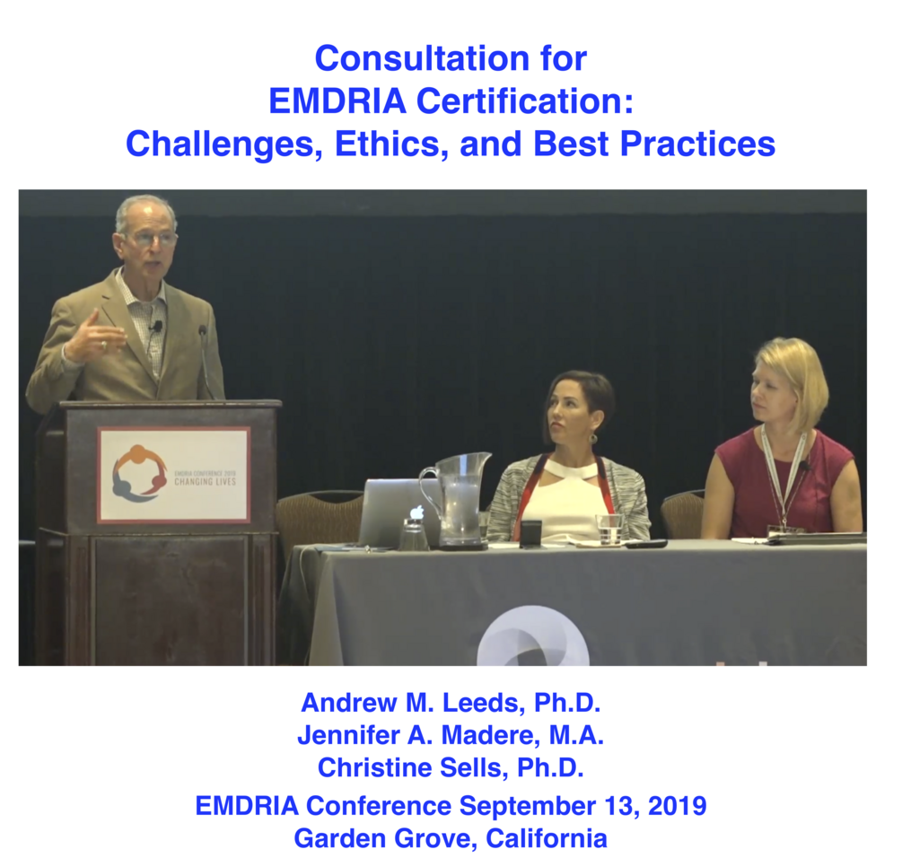 Handout: Consultation For EMDRIA Certification: Challenges, Ethics, And ...