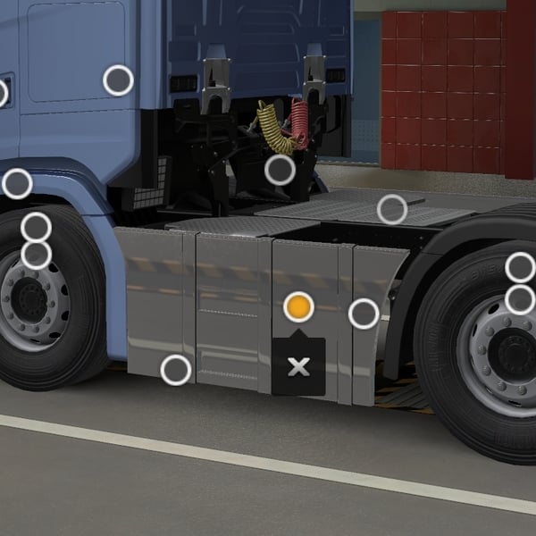 © [right exhaust tuning part] Scania NG Norge sidebars by WC007 D3SIGN