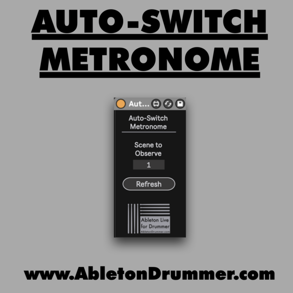 Auto-Switch Metronome in Ableton Live IF Clip is present - Max for Live device