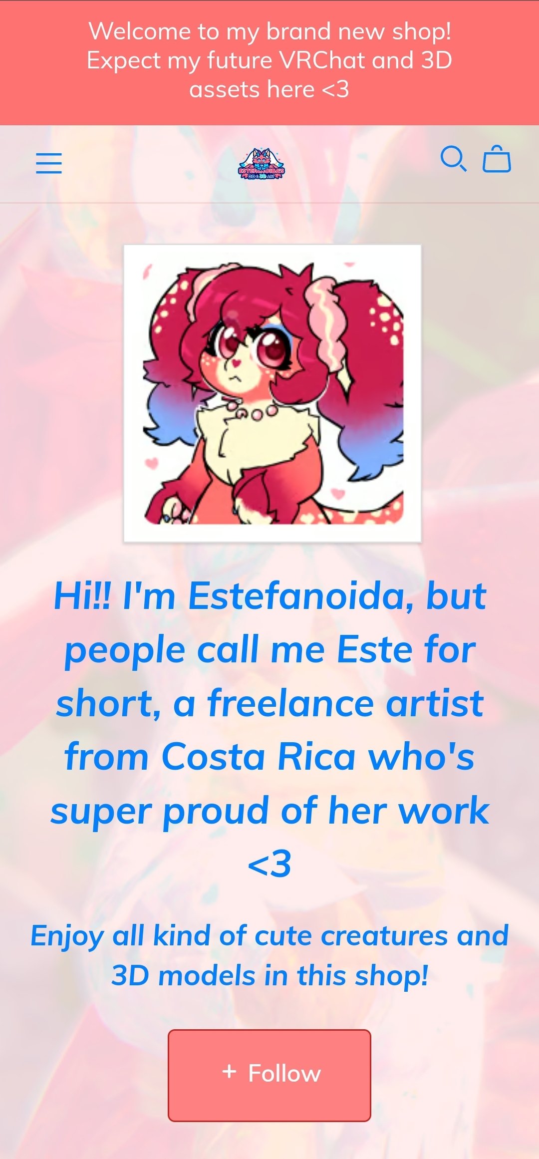 Este's new avatar store! Moving away from Gumroad(?) - Estefanoida
