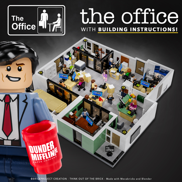 The office lego discount instructions