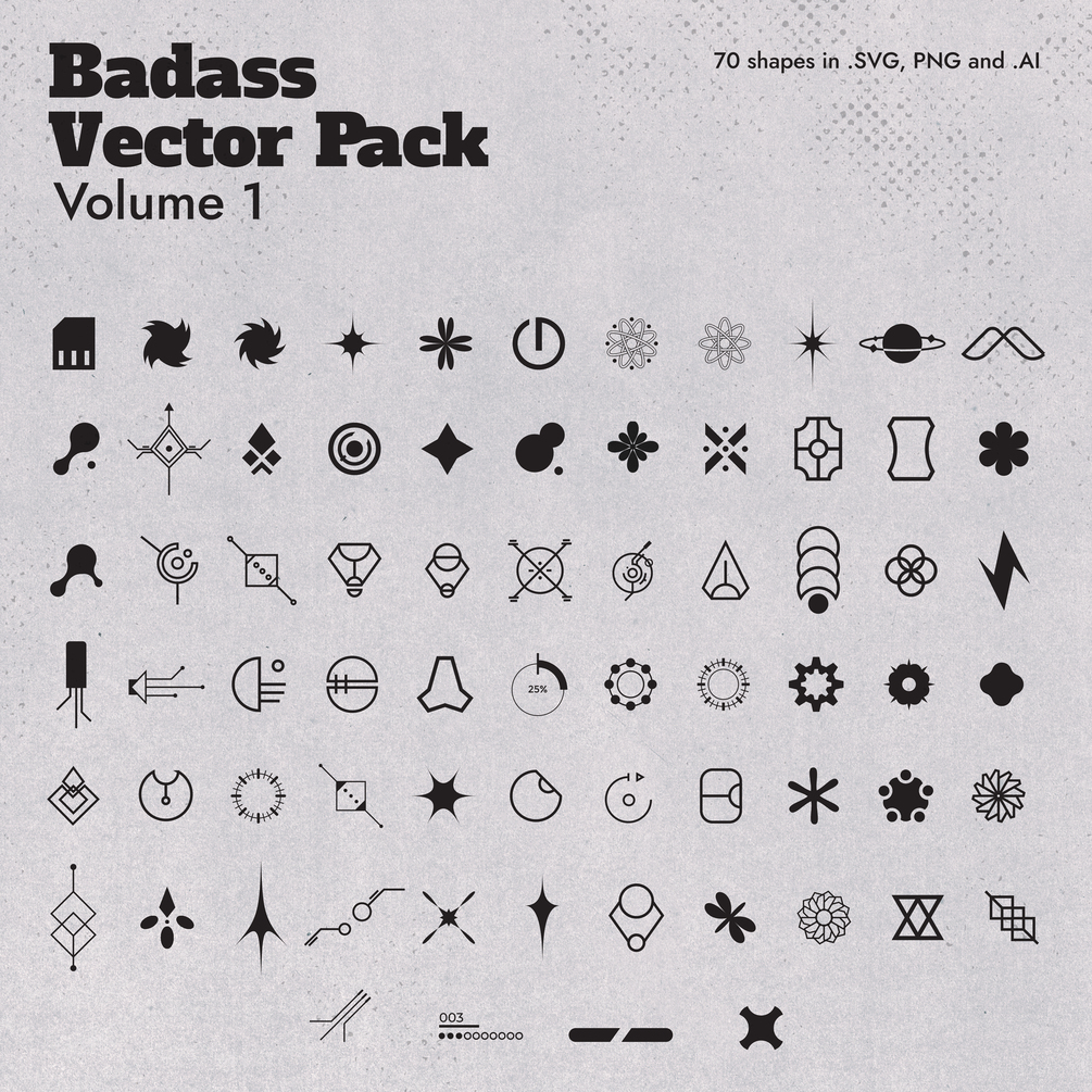 Badass vector pack