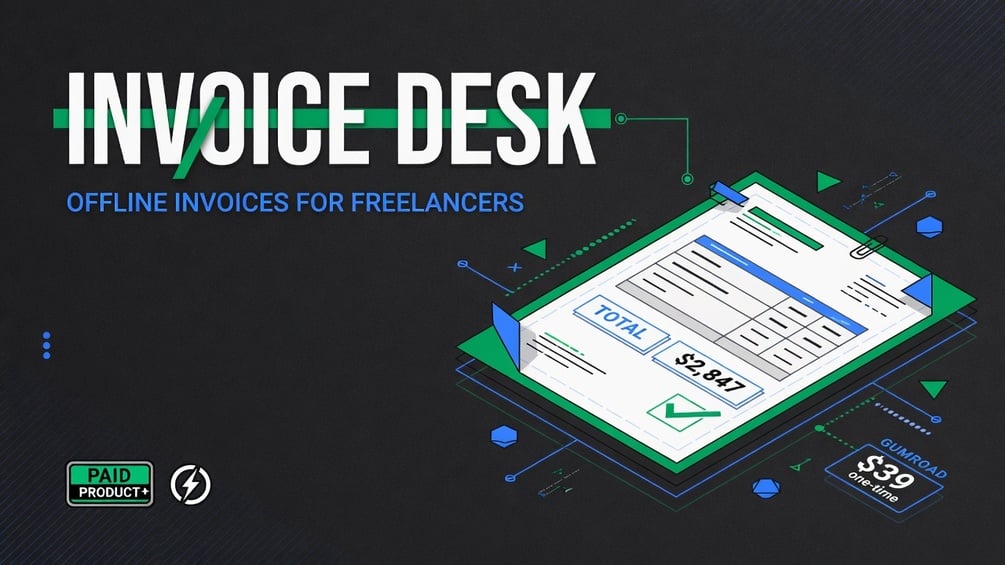 Invoice Desk cover