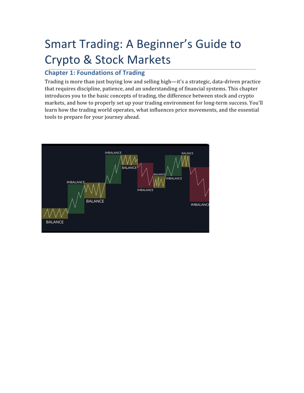 SMART TRADING: A beginner guide to crypto & stock market
