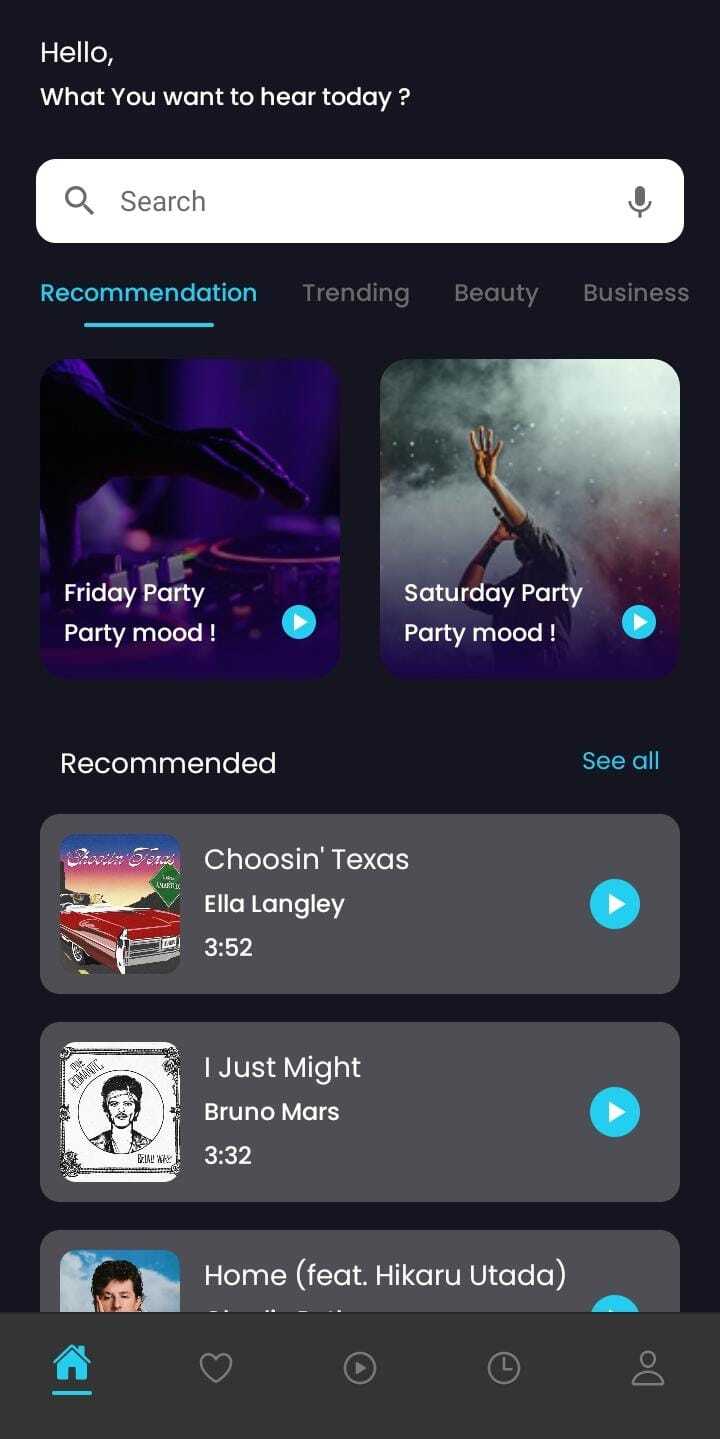 Vii Music App Preview