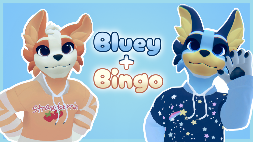 Bluey & Bingo - Julia Winterpaw Mini-Canine Texture