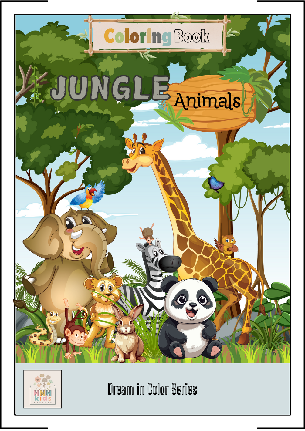 Jungle-Coloring Book [Dream in Color Series]