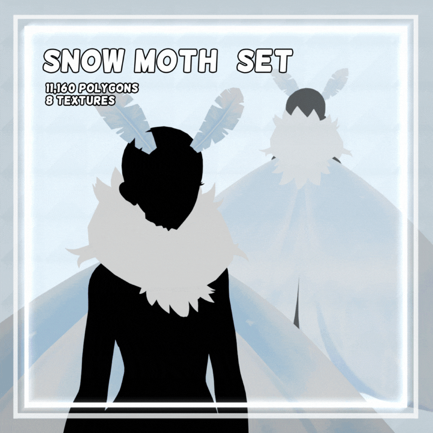 Snow Moth Set - VRChat Asset