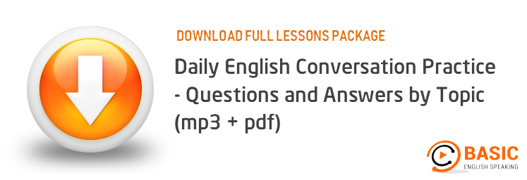 English store conversation mp3