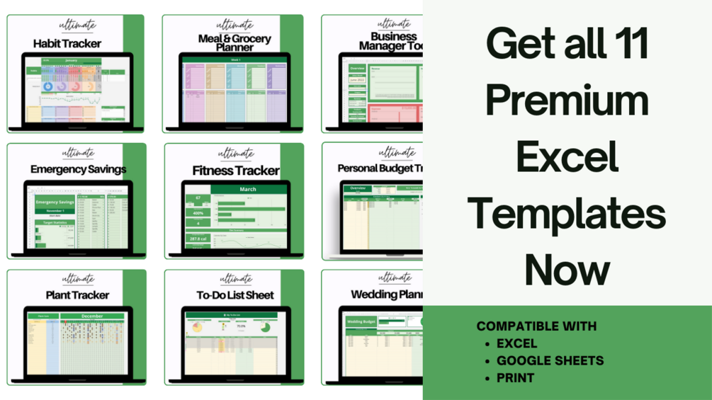 11 Premium Excel Templates To Boost Your Productivity