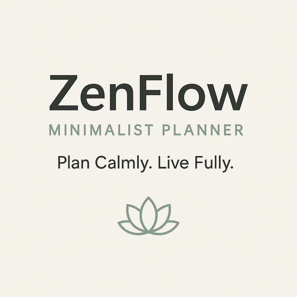 ZenFlow Minimalist Planner