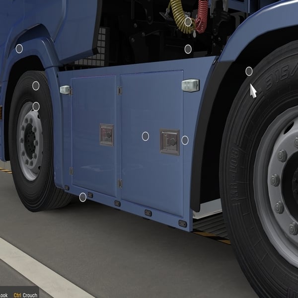 [sideskirts tuning part] Scania NG D´Hoine sideskirs by WC007 D3SIGN