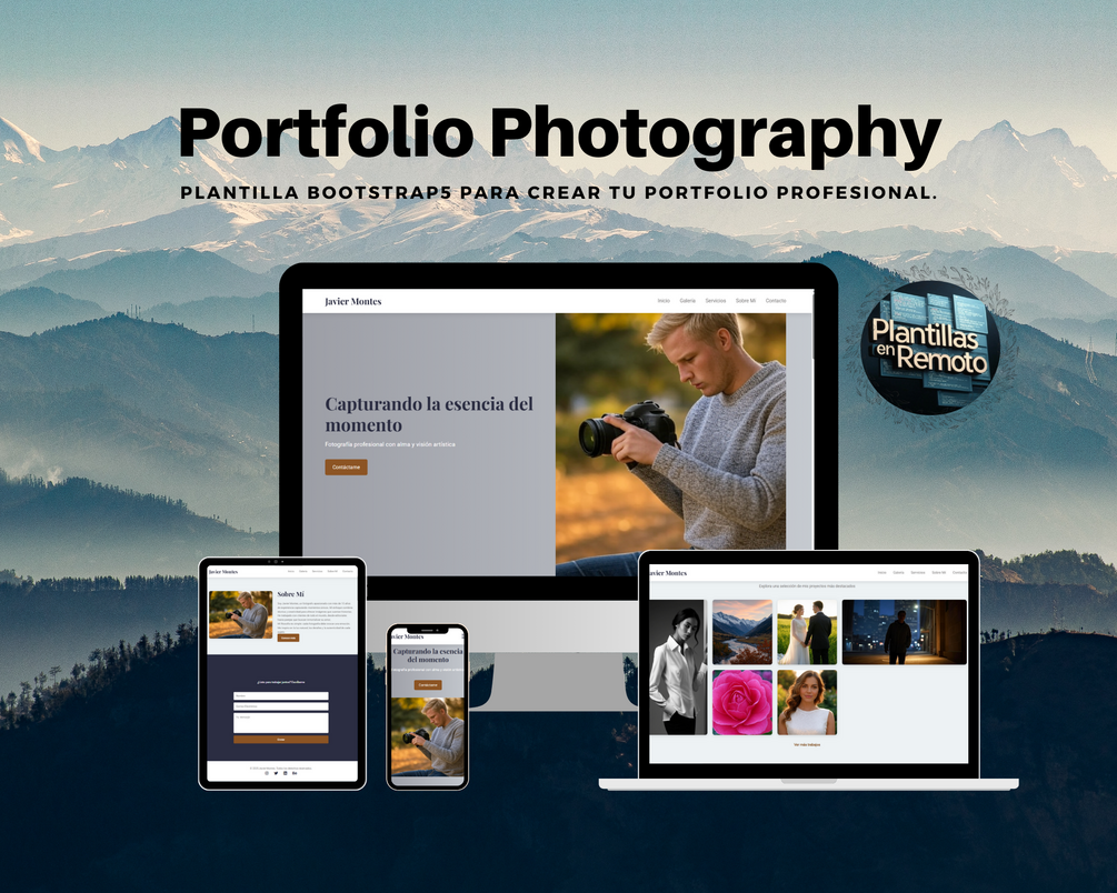 Creative Portfolio Photography – Bootstrap HTML CSS