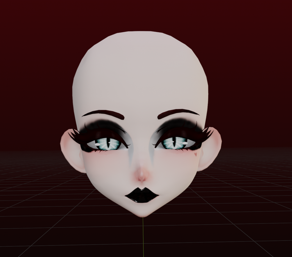 Goth makeup [Snail's Soft Kiss Head]