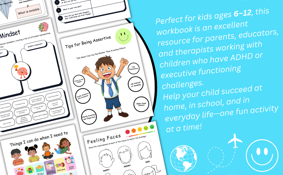 Executive Functioning Workbook for Kids: 40 Activities and Skill ...