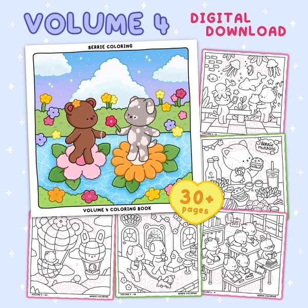 Volume 4 Coloring Pages Berrie Coloring