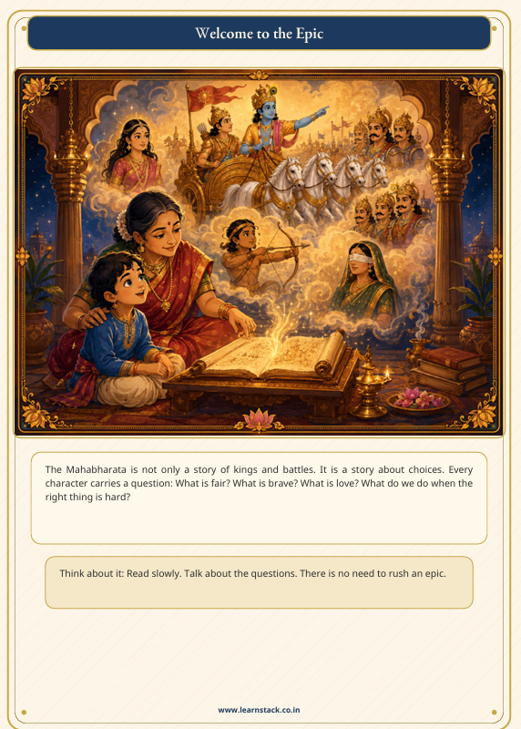 The Mahabharata for Little Hearts — 10 Epic Stories Retold for Children preview image 10
