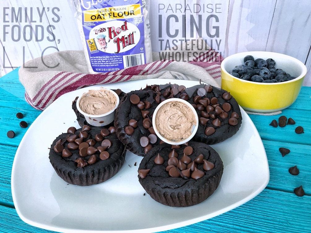 Double Chocolate Pea Protein Muffins