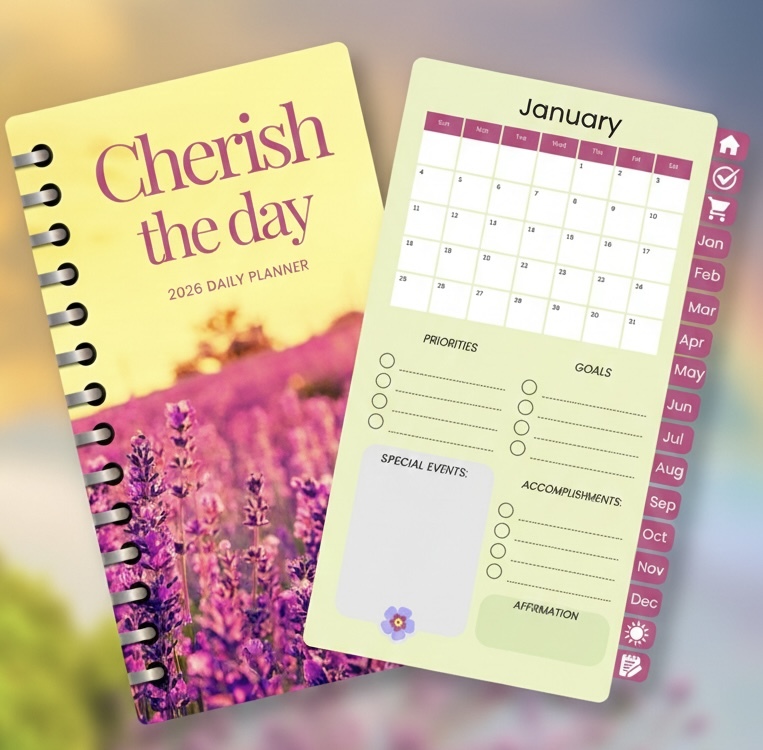 Cherish The Day 2026 Digital Planner Preview