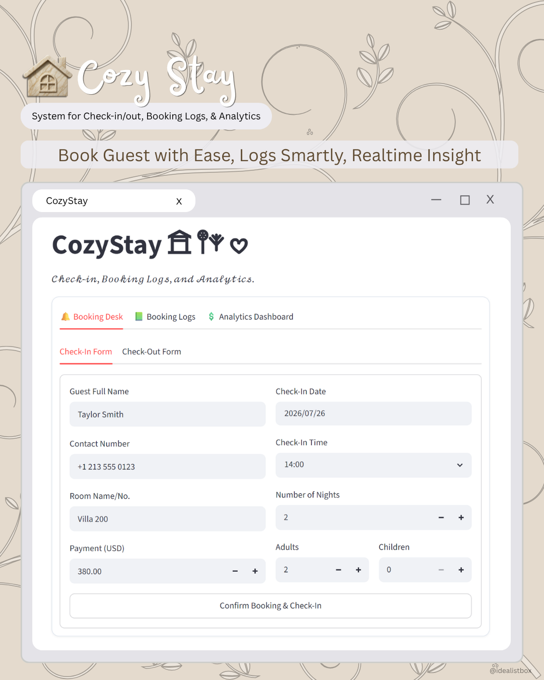 CozyStay Main Cover
