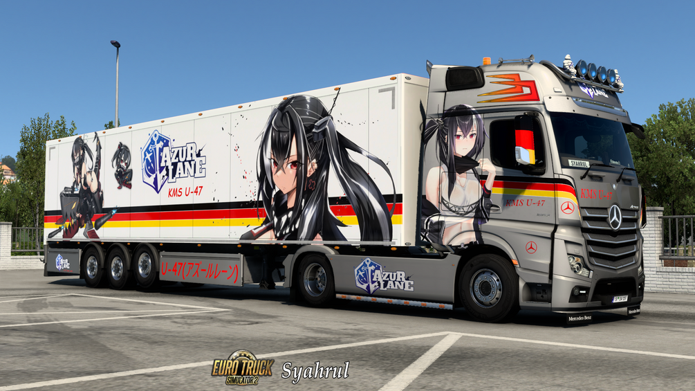 [ETS2] KMS U|47 | Azur Lane [Combo Skin] by Syahrul Itasha Truckstyling 痛トラック