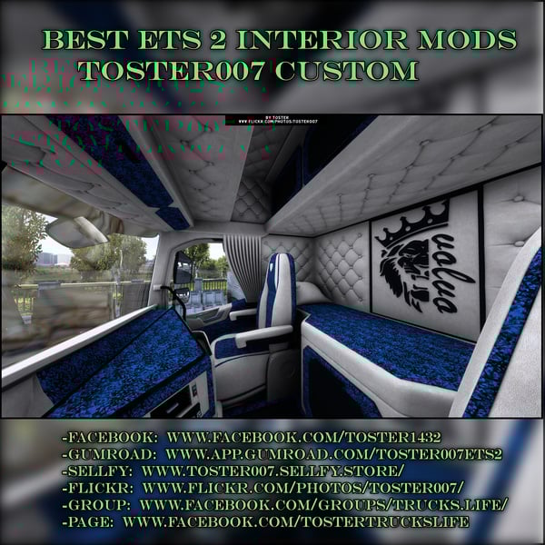 Interior Volvo FH4 LION ETS 2 #8 by Toster007