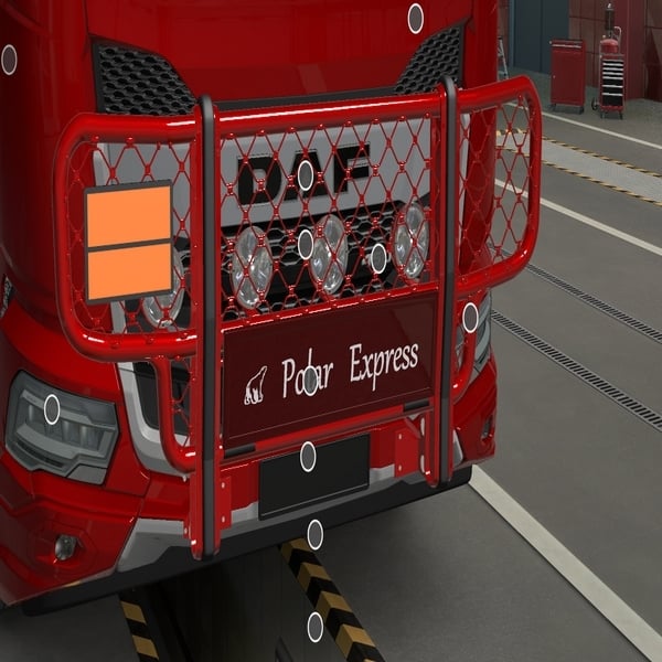 [front grill tuning part] DAF XD offroad Hypro V2 by WC007 D3SIGN