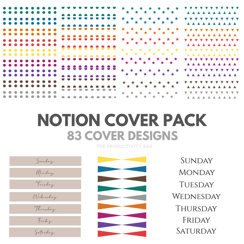 83 FREE Notion Cover Designs || Notion