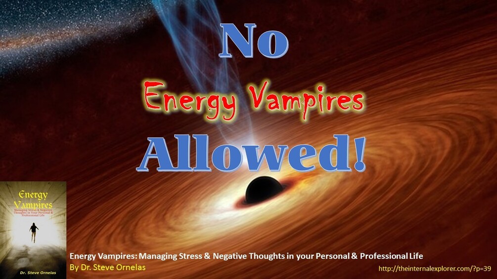 Energy Vampires Managing Stress Negative Thoughts In Your Personal